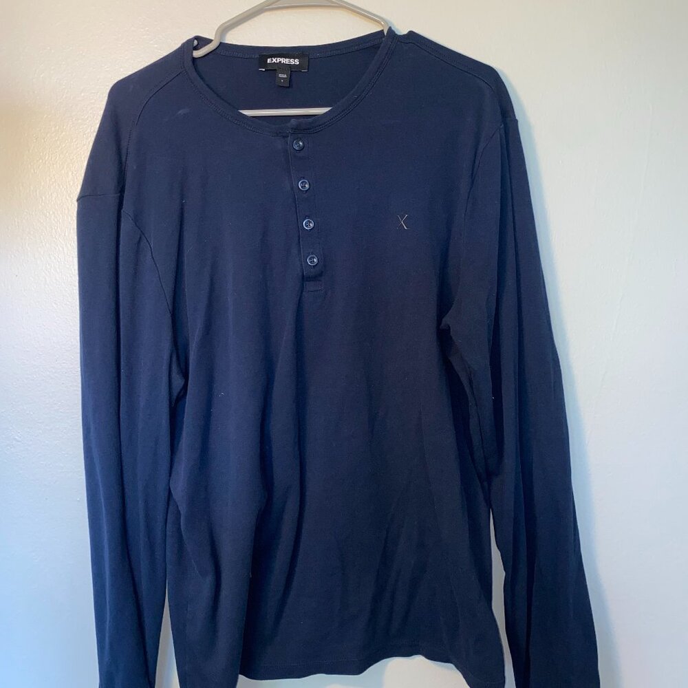 Express Blue Long-Sleeve